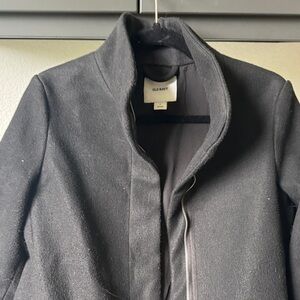 Old Navy Women's Black Trench Coat